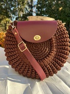 Torebka oreo ręcznie wykonana na szydełku. Na prezent