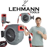 OKAZJA ZWIJACZ WĘŻA OGRODOWEGO LEHMANN 16,5 M Z AUTOMATYCZNYM ZWIJANIEM