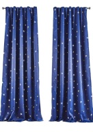 Zasłona zaciemniająca gwiazdy taśma wielofunkcyjna 225x275cm szeroka kotara