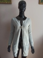 MAGGY SWETER wełniany KARDIGAN WEŁNA ANGORA 34/36