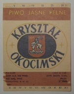 STARA ETYKIETA PIWO JASNE PEŁNE BROWAR OKOCIM ROZLEWNIA GS RABKA