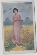 K. M. Adam Adam Setkowicz ok.1910r. Zboża dziewczyna z225