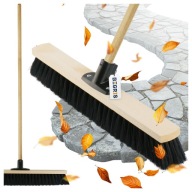 SZCZOTKA PCV 50CM Z TRZONKIEM 150CM ZAMIATACZ ULICÓWKA DO ZAMIATANIA