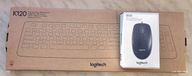 NOWA Klawiatura Logitech K120 USB QWERTY+ GRATIS NOWA Mysz Logitech B100 !