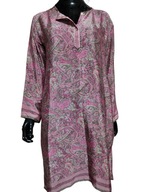 van Deurs długa TUNIKA z jedwabiem 38