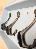 Casa Decor wieszak metalowy x 3 zestaw