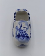 Blue Delft - but chodak sygnowany z porcelany kolekcjonersk - popielniczka