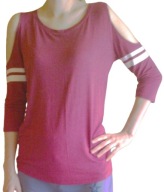 Bluzka z wycięciami