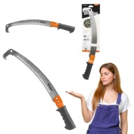 PIŁA Z HAKIEM KRÓTKA DO CIĘCIA GAŁĘZI DRZEW GOSPODARCZA STALOWA RĘCZNA