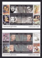 GIBRALTAR ** 100 lecie kina, dwa bloczki Mi BL 23-24
