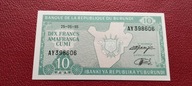 10 FRANKÓW BURUNDI 1995 st.UNC