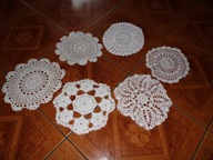 Zestaw serwetek koronkowych