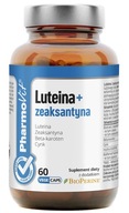 Pharmovit LUTEINA + ZEAKSANTYNA CYNK Beta-karoten ZDROWE OCZY WZROK
