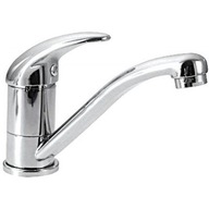 Bateria umywalkowa stojąca Ferro METALIA 55 srebrny