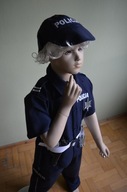 Strój karnawałowy "POLSKI POLICJANT" rozm.98-104 Produkt Polski.