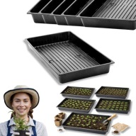 TACE DO WYSIEWU NASION 5 SZTUK PLASTIKOWE TACKA KUWETA WYSIEWNA 56X31,5X6,5