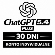CHATGPT 5.4 WERSJA PLAN PLUS - PRYWATNE KONTO | INDYWIDUALNE | SOLO PRO