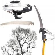 RĘCZNY SEKATOR OGRODOWY 2W1 PIŁA 29CM WYSIĘGNIK TELESKOPOWY 1,25-2,4M