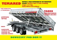 PRZYCZEPA TEMARED TIPPER 4020/3C 3500kg SPRZĘŻONY elektryczny+ręczny kiper