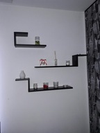 Półka wisząca na ściane ukryte mocowanie 95 x 14 cm