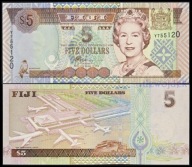 BNE - FIDŻI 5 Dollars 2002 Y 755120 # 105a # RZADKI # FIJI # UNC