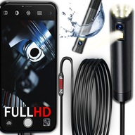 KAMERA INSPEKCYJNA WIFI ENDOSKOP W300 FULL HD 1080p APP ANDROID IOS 8mm 3m