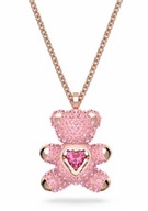 naszyjnik swarowski Wisiorek Teddy kolor różowego