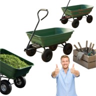 WÓZEK TACZKA IDEALGARDEN OGRODOWY NARZĘDZIOWY 75 LITRÓW WYTRZYMAŁY