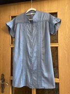 BLUZKA TUNIKA s.OLIVER XL-2XL GRAFIT JASNY SZCZYPANKI AŻUR ROZPINANA BAWEŁ