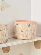 MEGA KOMPLET KOSZY DO PRZECHOWYWANIA 8 SZTUK UROCZY MOTYW GĄSEK !