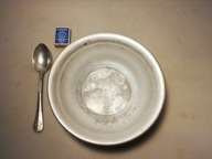 STARA MISKA ALUMINIOWA WP LWP 1955 rok OLKUSZ plus ŁYŻKA WOJSKOWA WP