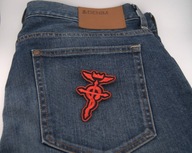 Naszywka Haftowana FULLMETAL ALCHEMIST Krzyż Flamela – 8 x 5,5 cm