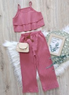 NOWY kombinezon dwuczęściowy spodnie bluzka 122cm 7 lat