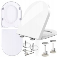 DESKA SEDESOWA WC WOLNOOPADAJĄCA UNIWERSALNA DESKA WC NAJTWARDSZY DUROPLAST