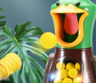 GRA GŁODNA KACZKA XXL STRZELANIE DO CELU DLA DZIECI 2 PISTOLETY 24 KULKI