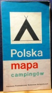 POLSKA mapa campingów (1969) [Polska Federacja Campingu - PPWK 1969]
