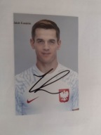 Zdjęcie 10x15 autograf Polska Jakub Kamiński Katar 2022