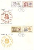200 LAT STAREGO TEATRU W KRAKOWIE -koperty FDC -2629-2632
