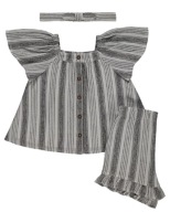 GEORGE 3pak komplet 98 tunika szorty / 6423 Oliwia Kurowska, Kuba Kurowski