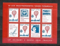 Plakietka - przesyłka balonowa - Targi Poznańskie - 1971 r