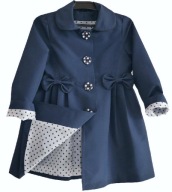 Płaszczyk wiosna/jesień (2KOK) granat r110