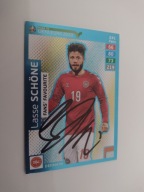 Karta panini autograf Dania Lasse Schone Road to Euro 2020 Key Player