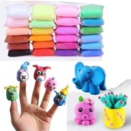 108 SZTUK MASA PLASTYCZNA MAGIC PIANKOLINA 36 KOLORÓW ZABAWKA PREZENT