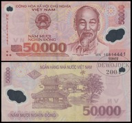BNA - WIETNAM 50000 Dong 2016 MN 16 814441 # P121k # POLIMER # VF