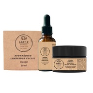 Ajurwedyjski zestaw kosmetyków naturalnych do twarzy Lady Z (3 produkty)