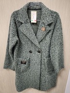 Płaszczyk zielony bukle r. Uni Italy !!!