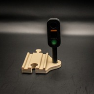 Sygnalizator do torów drewnianych