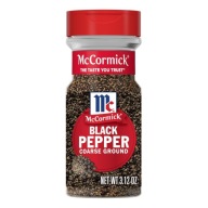 McCormick Black Pepper Coarse Ground–Pieprz czarny grubo mielony (88 g) USA