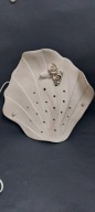Ceramiczna lampa kinkiet Muszla design