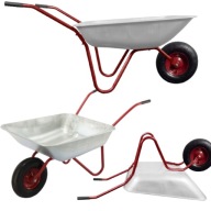 TACZKA OGRODOWA METALOWA STALOWA LEKKA JEDNOKOŁOWA DO PRAC OGRODNICZYCH